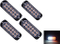 Surface Mount Amber/White 36W 12-LED Warning Emergency Flashing Strobe led Light Bar 12V-24V